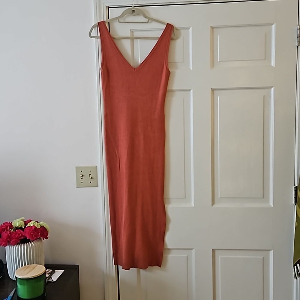 HoH midweight knit stretchy tank dress sheath dress